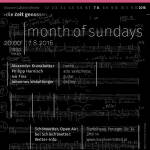 (7.8.) month of sundays